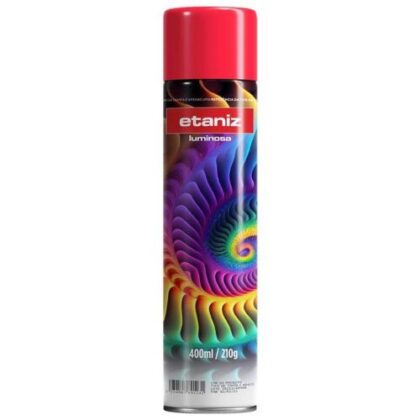 SPRAY ETANIZ LUMINOSA 400ml VERMELHO