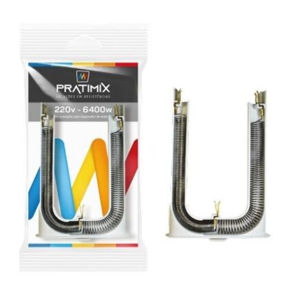 RESISTENCIA TIPO L AQUEC VERSATIL 3T 220Vx6400W PRATIMIX