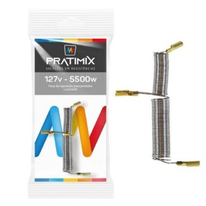 RESISTENCIA TIPO L DUO SHOWER 127Vx5500W PRATIMIX