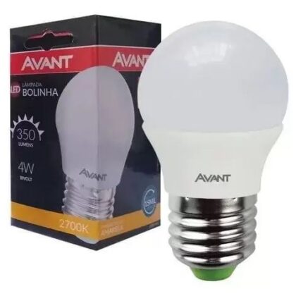 LAMP LED BOLINHA 04W 2700K 350lm E27 BIV AVANT