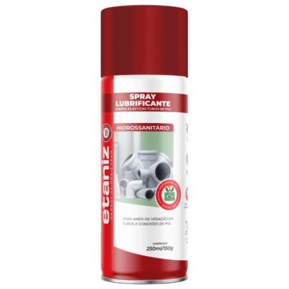 SPRAY LUBRIFICANTE ANEL TUBO PVC 250ml ETANIZ