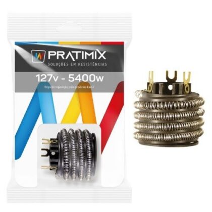 RESISTENCIA TIPO F KI BANHO 220Vx5400W PRATIMIX