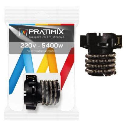 RESISTENCIA TIPO F SUPER DUCHA 3T 220Vx5400W PRATIMIX
