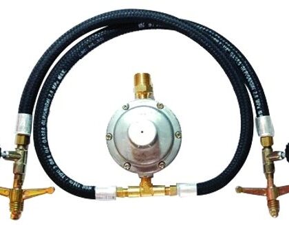 CONJUNTO GAS 2x P13 BOTIJAO REG 5Kg/hX0,50m MULTIFLEX