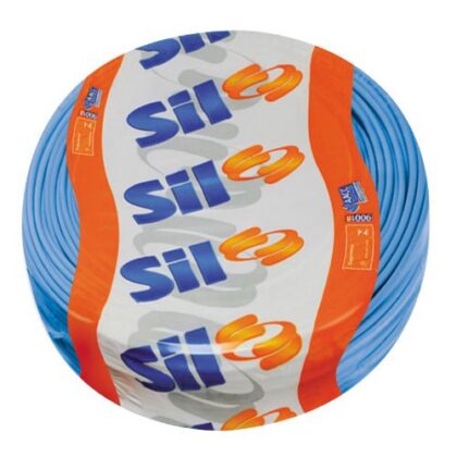 FIO CABO RIGIDO 7P 750V 10,0mm AZUL SIL(100m)