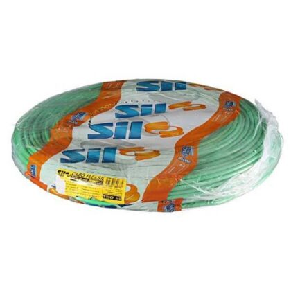 FIO CABO FLEX 750V  4,0mm VERDE SIL(100m)