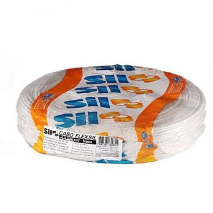 FIO CABO FLEX 750V 10,0mm BRANCO SIL(100m)
