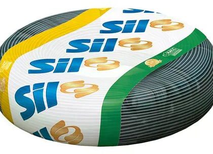 FIO CABO RIGIDO 7P 750V 16,0mm PRETO SIL(100m)