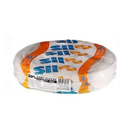 FIO SOLIDO  6,0mm BRANCO SIL(100m)