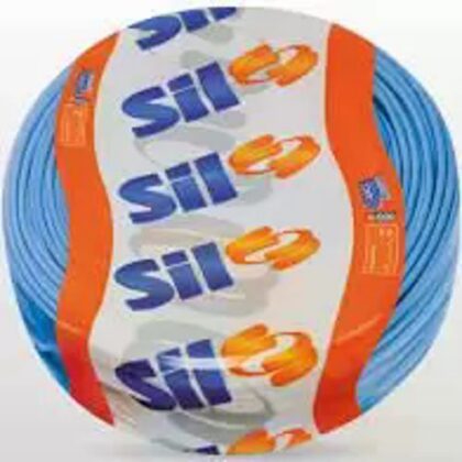 FIO SOLIDO 10,0mm AZUL SIL(100m)