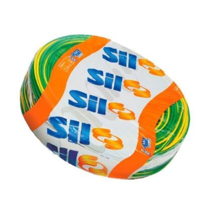 FIO CABO FLEX 750V  2,5mm VERDE/AMAR SIL(100m)