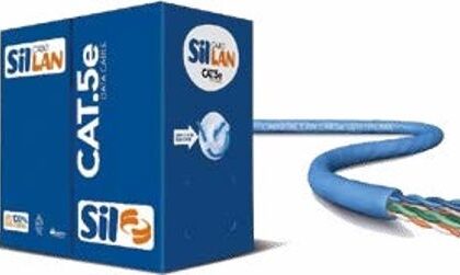 CABO LAN COBRE 305m AZUL CAT5E SIL