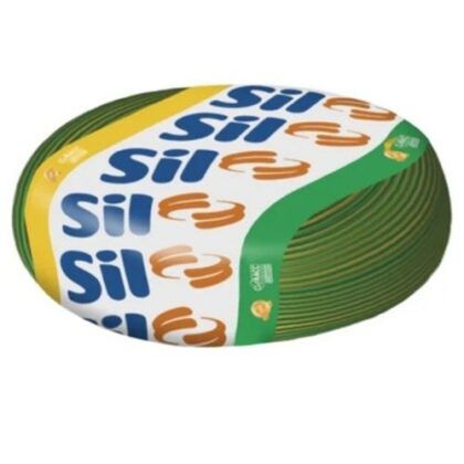 FIO CABO FLEX 750V  4,0mm VERDE/AMAR SIL(100m)