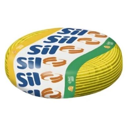 FIO CABO FLEX 750V  1,0mm AMARELO SIL(100m)