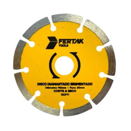 DISCO DIAMANTADO 110mm SEGMENTADO FERTAK 2801