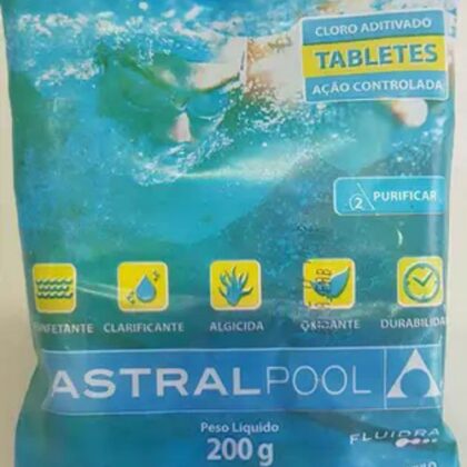 CLORO PISCINA ORGANICO TABLETE 200g ASTRALPOOL
