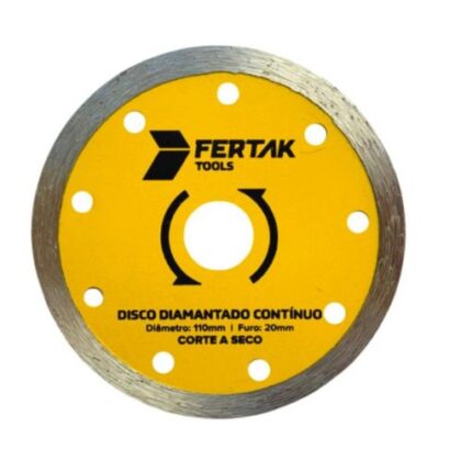 DISCO DIAMANTADO 110mm LISO FERTAK 2803