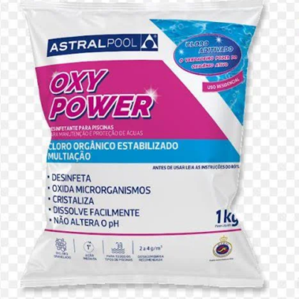 CLORO PISCINA OXYPOWER MULTIACAO 1Kg ASTRALPOOL