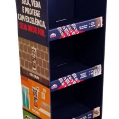 EXPOSITOR DISPLAY DE CHAO CASCOLA DESEMPENHO HENKEL MKT