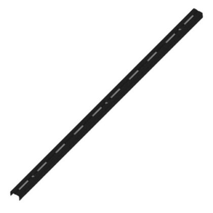 TRILHO PRATELEIRA PRETO 2m BRASFORMA