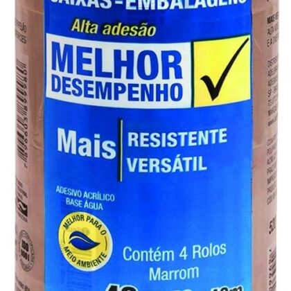 FITA EMBAL MARROM ADELBRAS 48mmx40m
