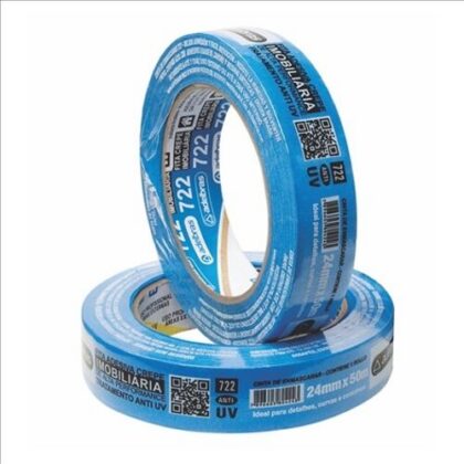 FITA CREPE AZUL 722 ADELBRAS 24mmx50m