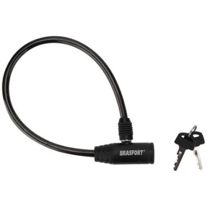 CADEADO BICICL C/CH 8mmx60cm 7016 BRASFORT