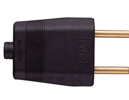 PINO MACHO ILUMI 2P 10A PRETO 1403PCT