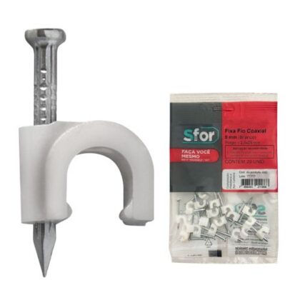 FIXA CABO COAXIAL 08mm(20) SFORPLAST