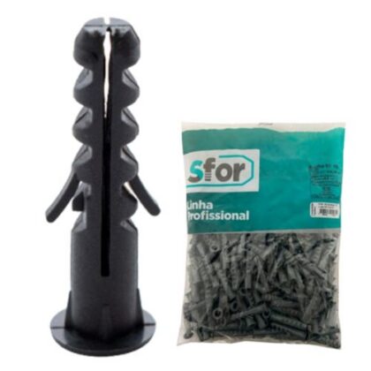 BUCHA FIXACAO PVC C/ABA N06(1000) SFORPLAST