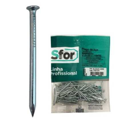 PREGO DE ACO GALV 18X27 (3,5X60MM) SFORPLAST