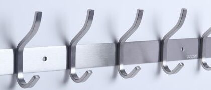 CABIDE MULTIUSO DE ACO INOX 5 GANCHOS SG
