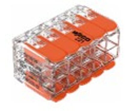 CONECTOR EMENDA 10 FIOS ATE 4,0mm 221-420 WAGO
