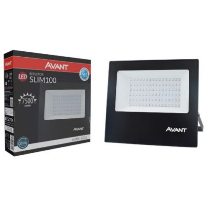 REFLETOR LED SLIM 010W 750lm BIV 6500K AVANT