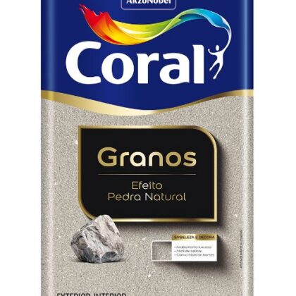 BASE TEXTURIZADO GRANOS EFEITO PEDRA FINA CORAL 13L (22Kg)