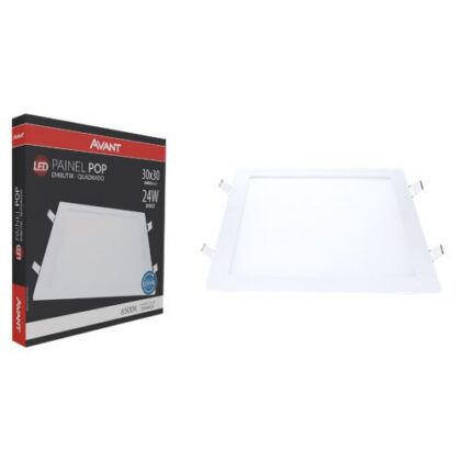 PAINEL LED EMB QUAD 12W 6500K 720lm 17cm AVANT