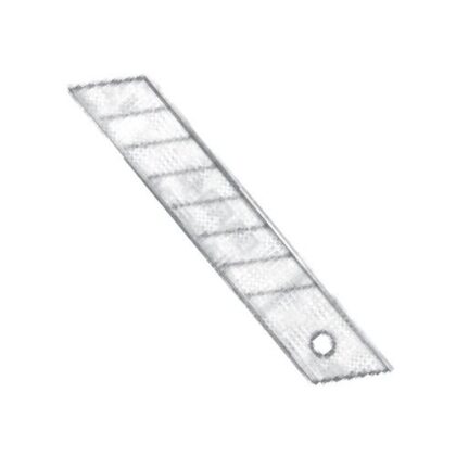 LAMINA P/ESTILETE 9mm ESTREITA (10)  8601 BRASFORT