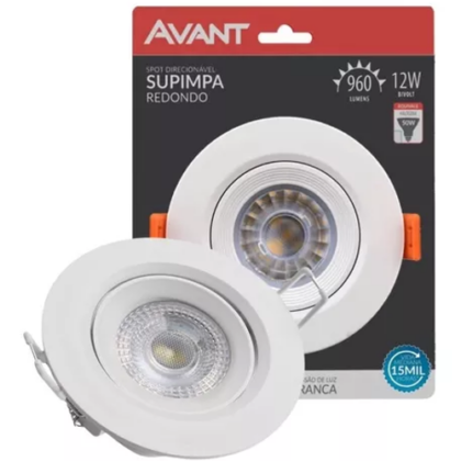 SPOT LED RED 12W 3000K DIREC BIV AVANT