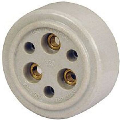 TOMADA PORCELANA 3x30A G20