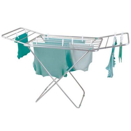 VARAL CHAO C/ABAS ALUMINIO 143x49x90cm SLIM MOR