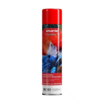 SPRAY ETANIZ 400ml VERMELHO