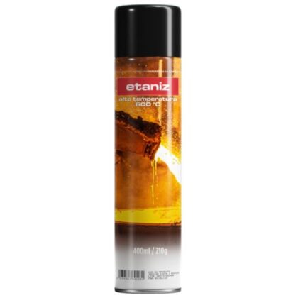 SPRAY ETANIZ A TEMP 400ml PRETO FOSCO