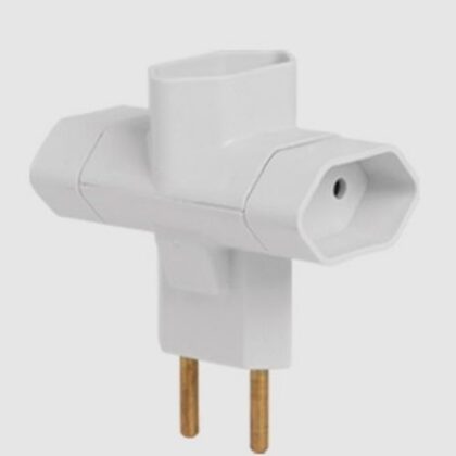 PINO 3 SAIDAS ILUMI 2P 10A BRANCO 1215