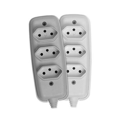 TOM BARRA NBR 3P 10A(3x)TRIPLA CINZA ILUMI 16330
