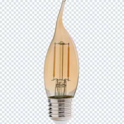 LAMP LED FILAM VELA CHAMA 2W E27 BIV AVANT