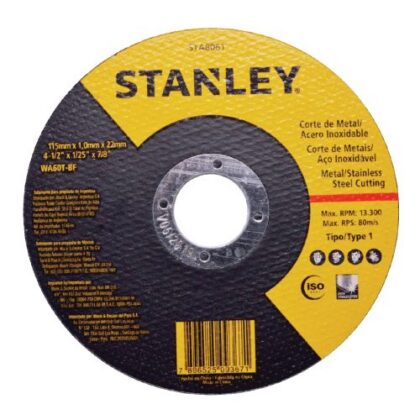 DISCO CORTE INOX FINO 4,5(115x1,0x22) STA8061 STANLEY