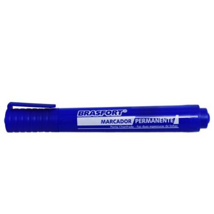 CANETA MARC PERM P.GROSSA AZUL BRASFORT 7857