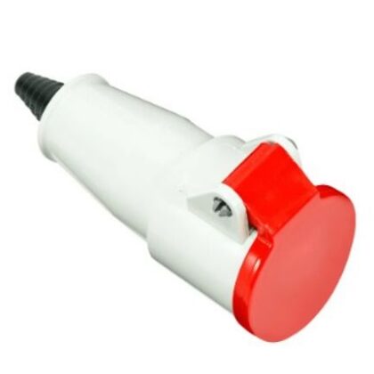 TOMADA ACOPLA NEWKON 2P+T 16A 380/440V 9H VM N3059