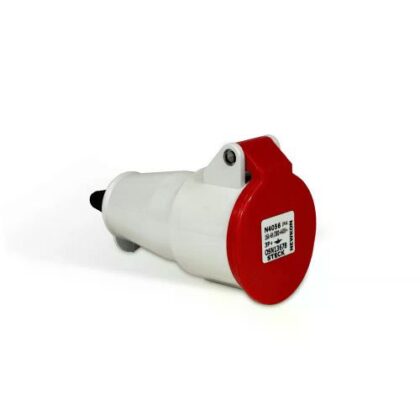 TOMADA ACOPLA NEWKON 3P+T 16A 380/44V 6H VM N4056