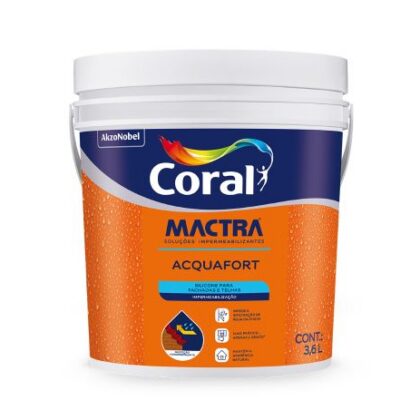 SILICONE ACQUAFORT 3,6L CORAL MACTRA